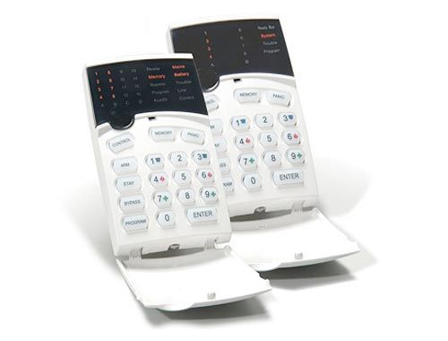 A pair of Crow access keypads.