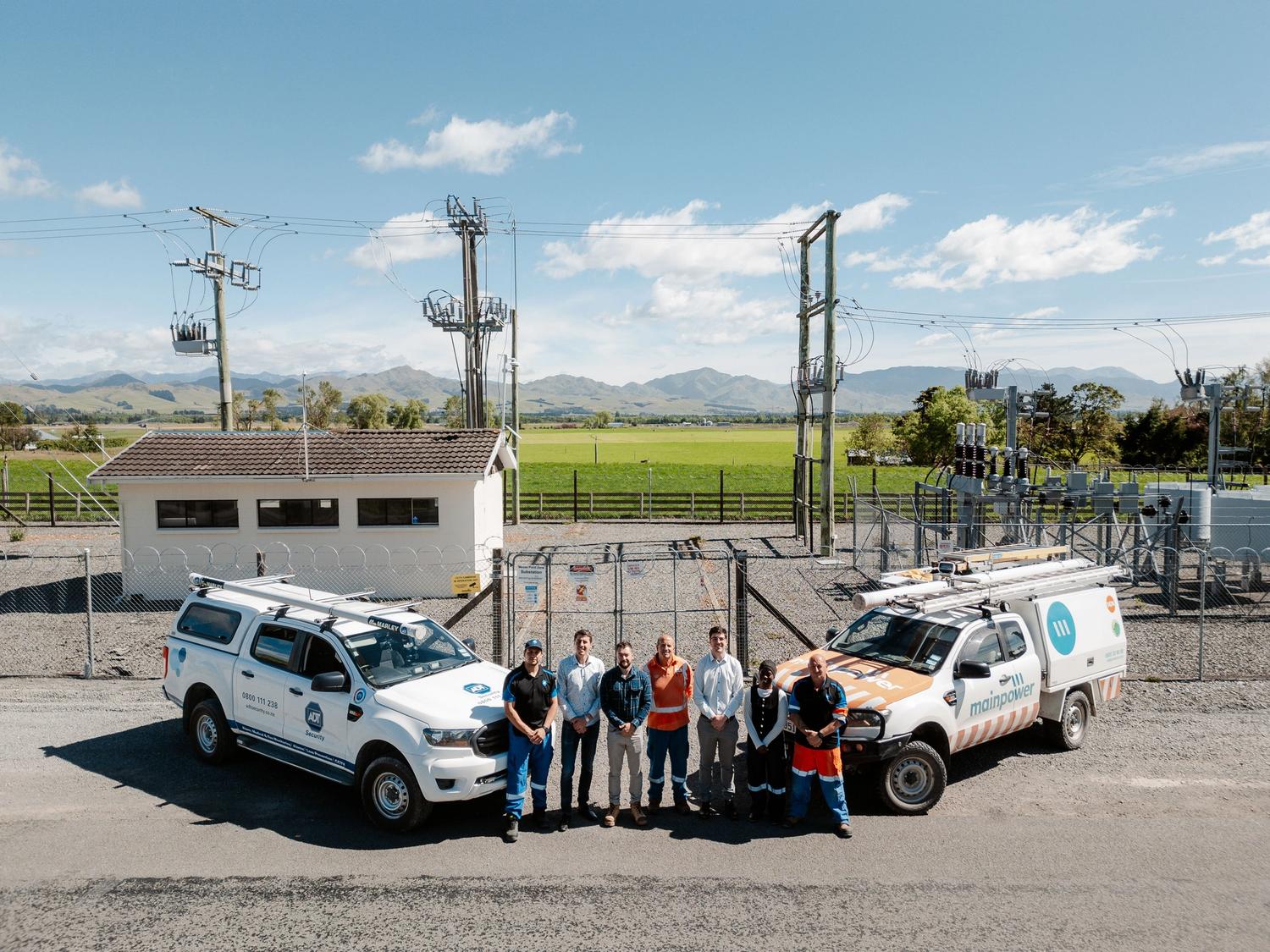 The ADT and MainPower teams