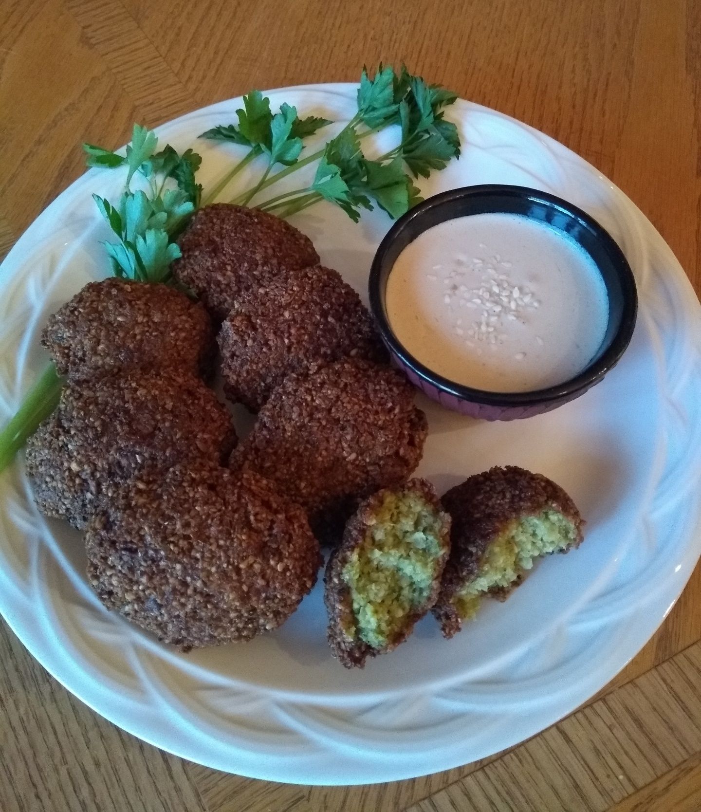 Falafel and Tahini Sauce