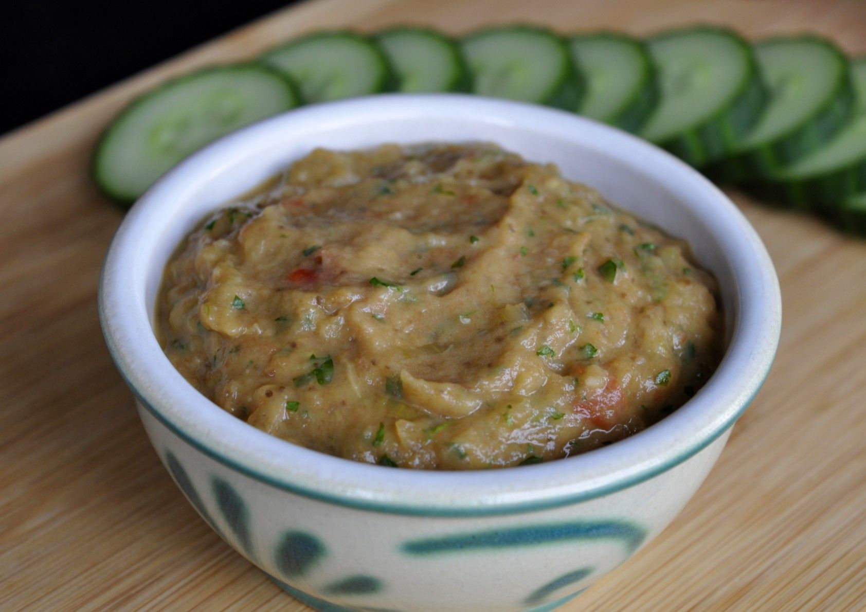 Roasted Eggplant and Caramelized Onion Dip