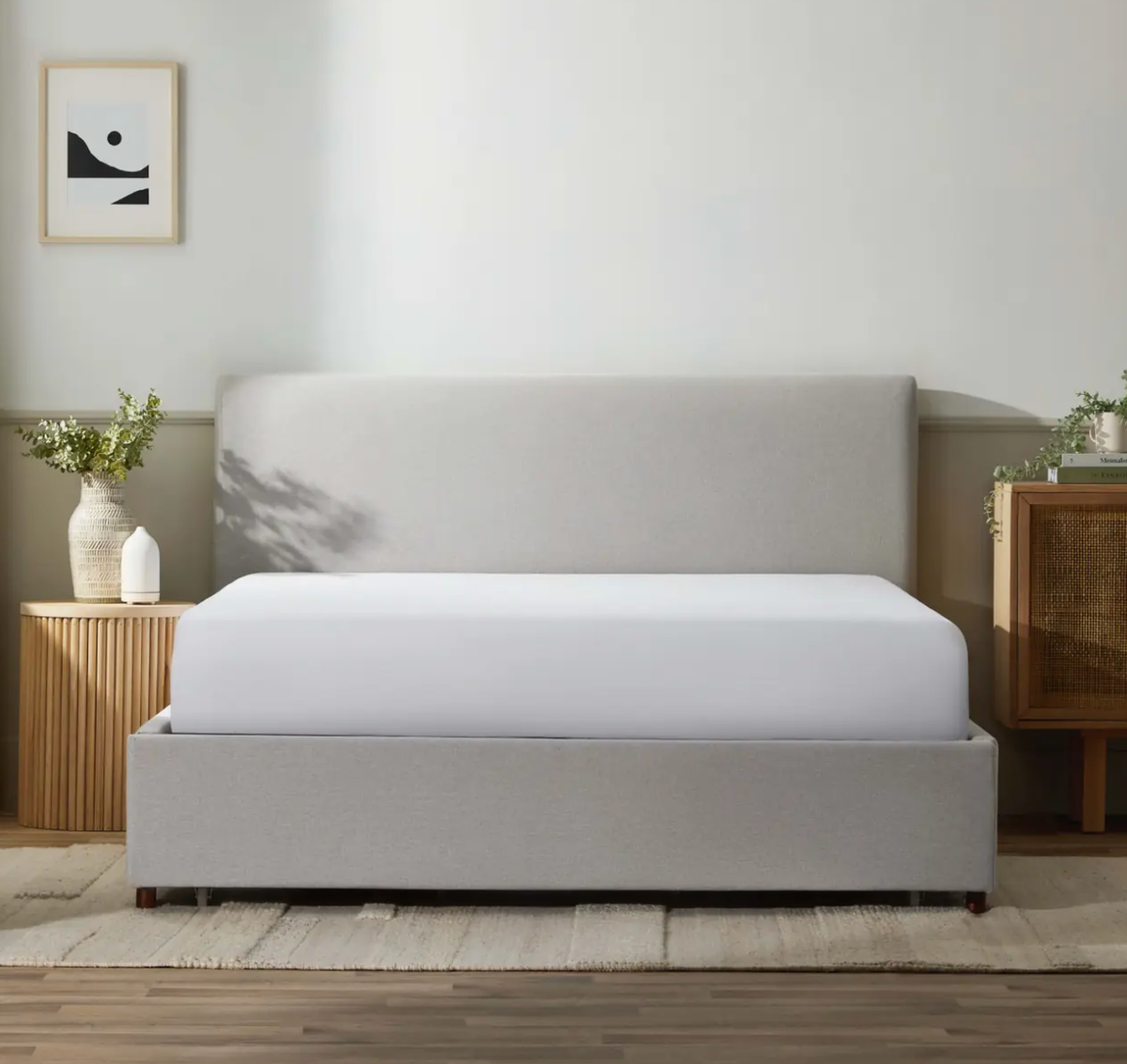 Silk & Snow Storage Bed Frame