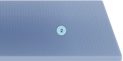 2. AirScape® Cooling Foam (Top Layer / Comfort Layer)
