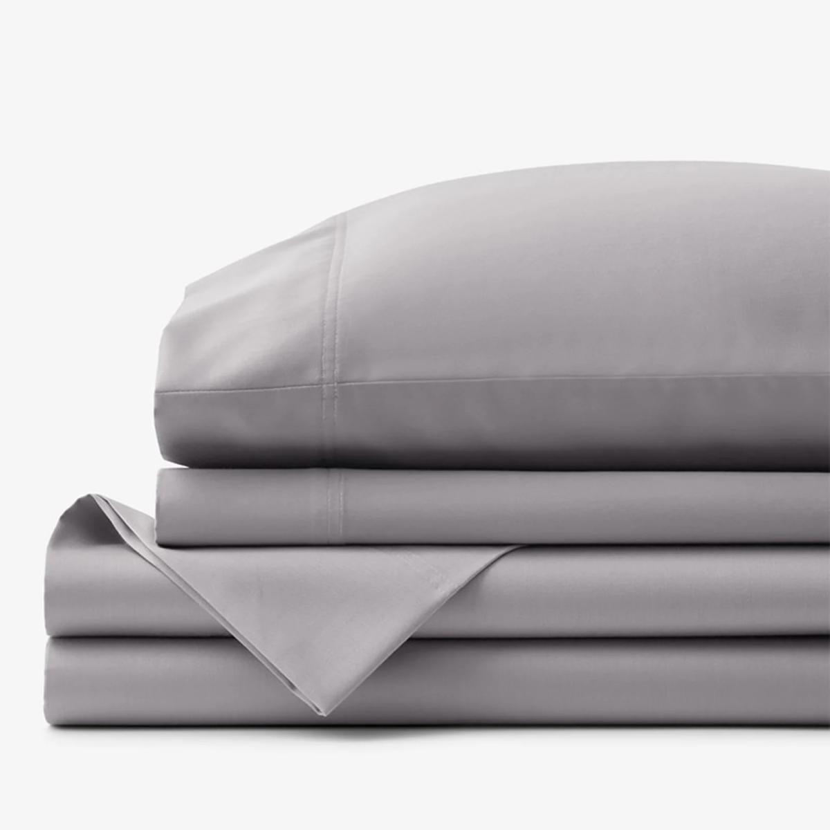 The Company Store Premium Smooth Supima® Cotton Wrinkle-Free Sateen Bed Sheet Set