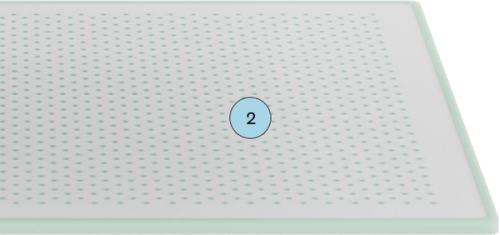2. AirScape® Cooling Foam with Phase Change Material (Top Layer / Comfort Layer)