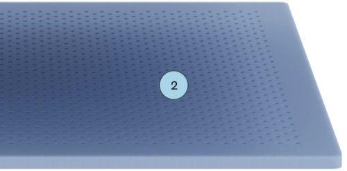 2. AirScape® Cooling Foam with Phase Change Material (Comfort Layer)