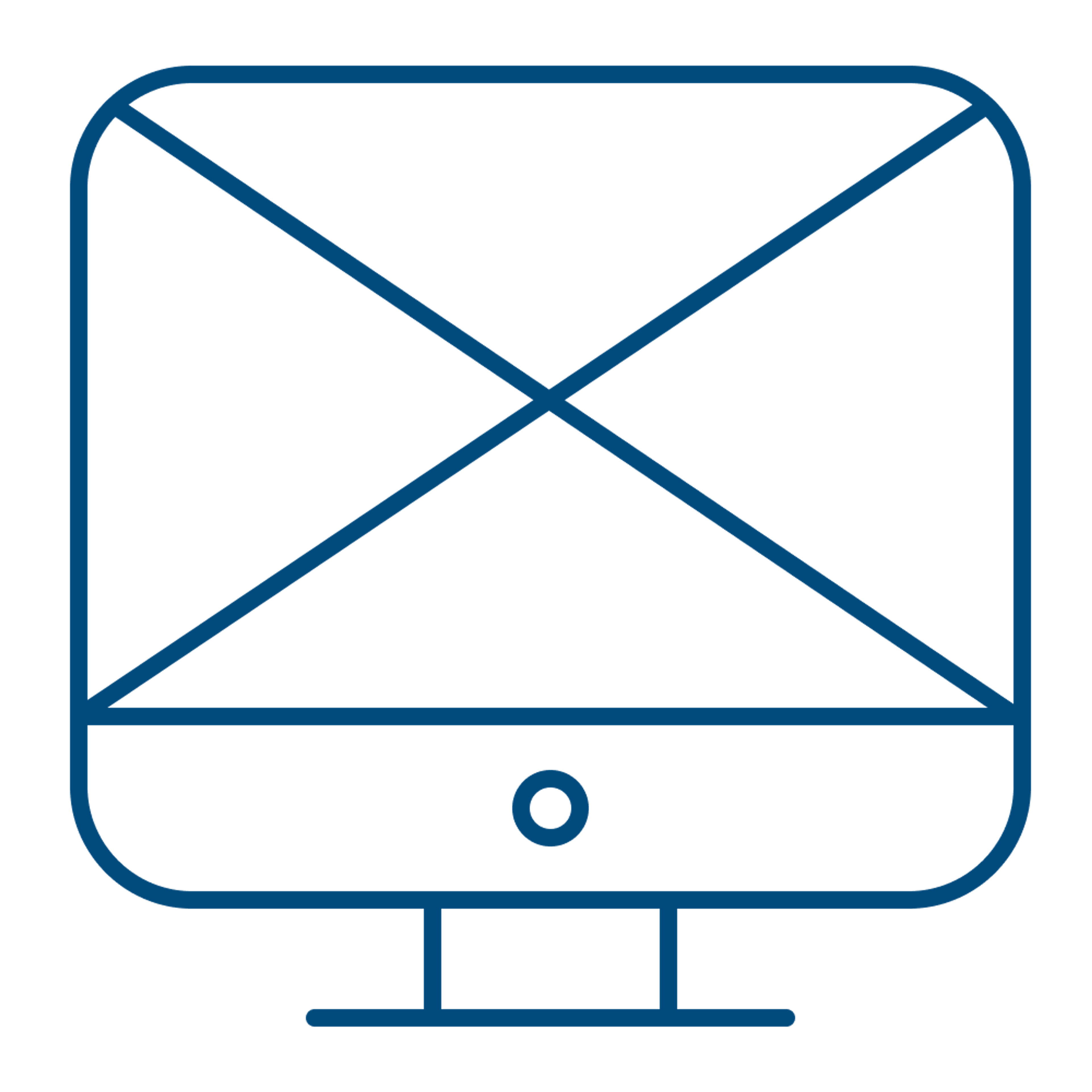 An icon depicting a desktop computer screen