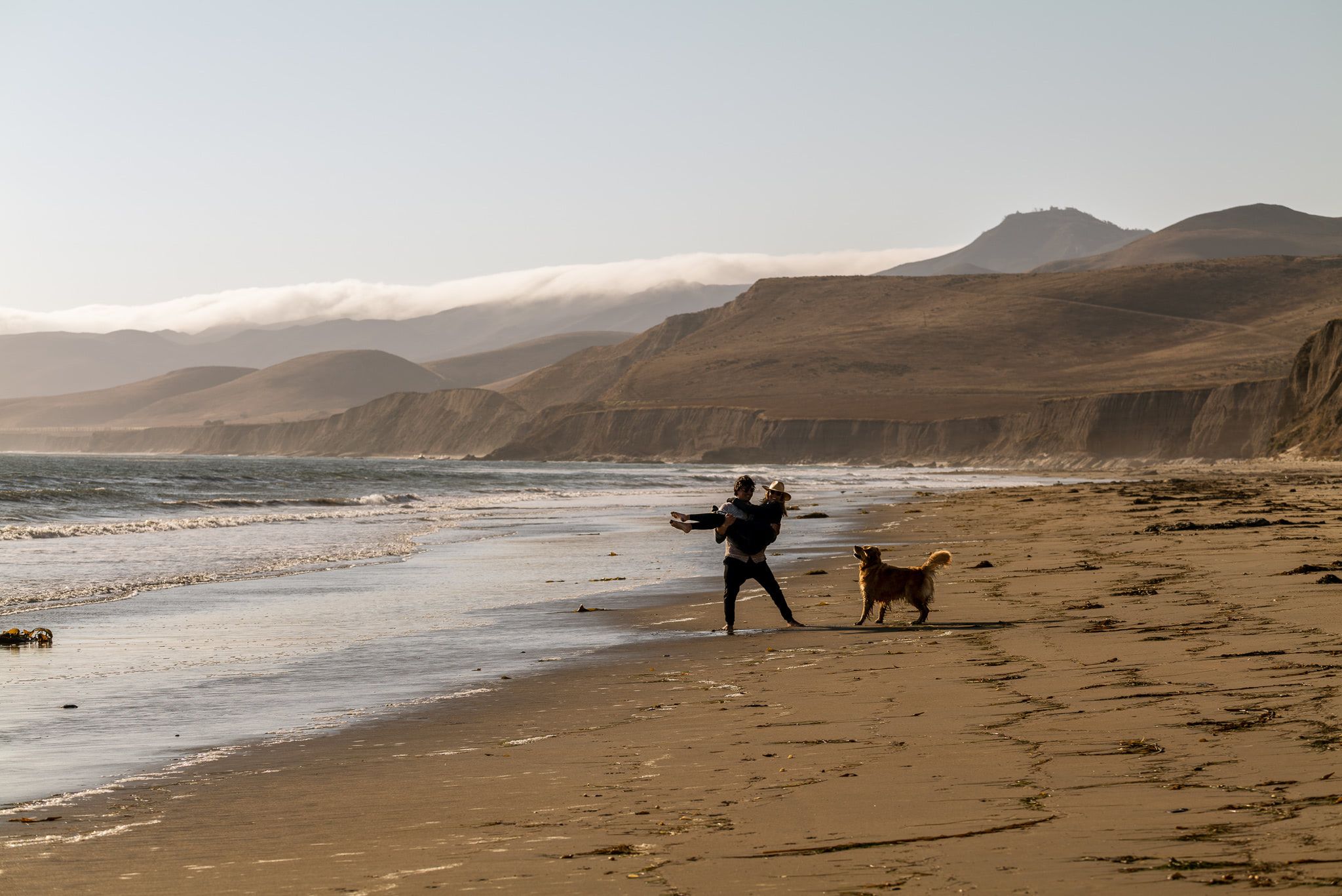 Shannon, Steve and Graham in the late afternoon California sunshine.