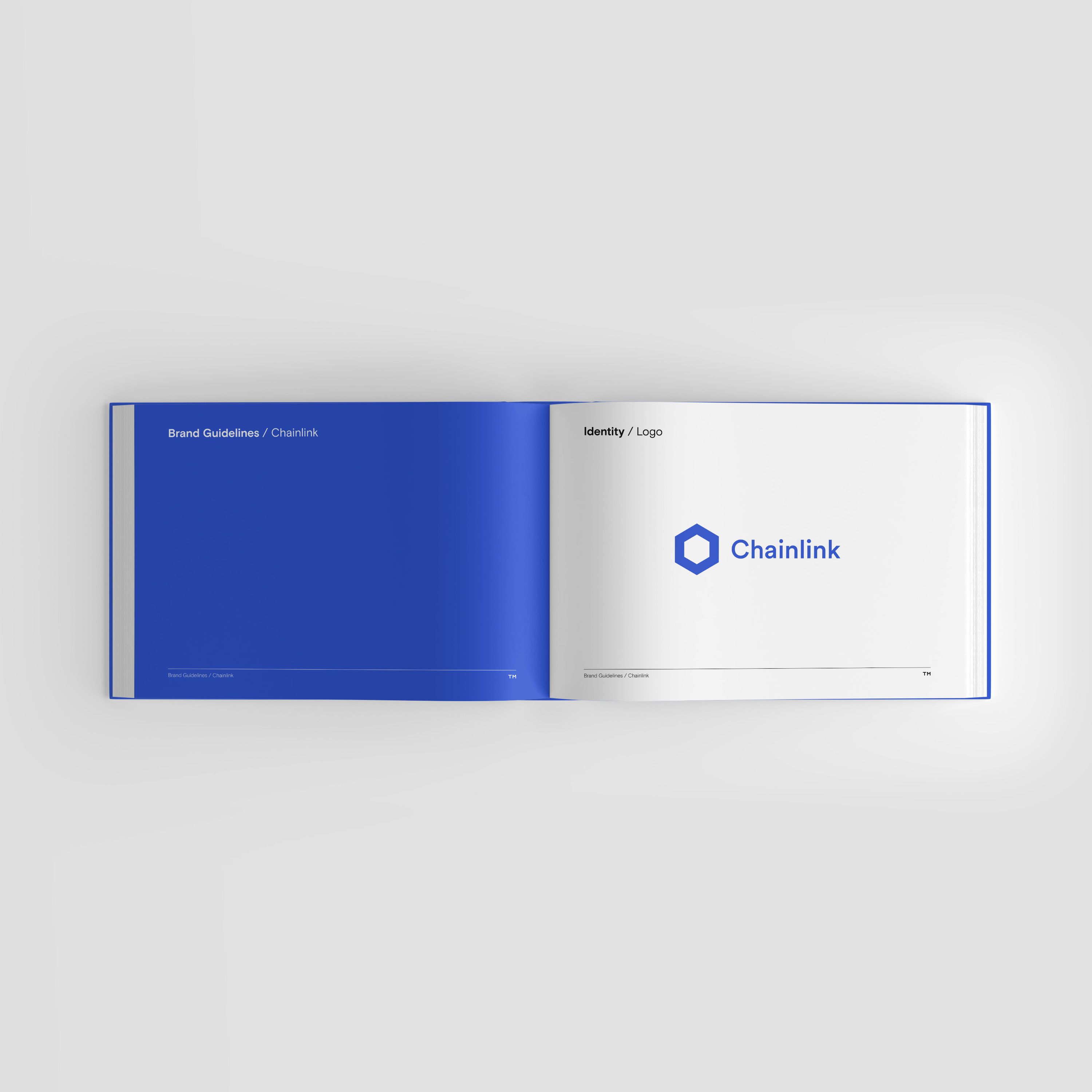 Chainlink brand guidelines book front