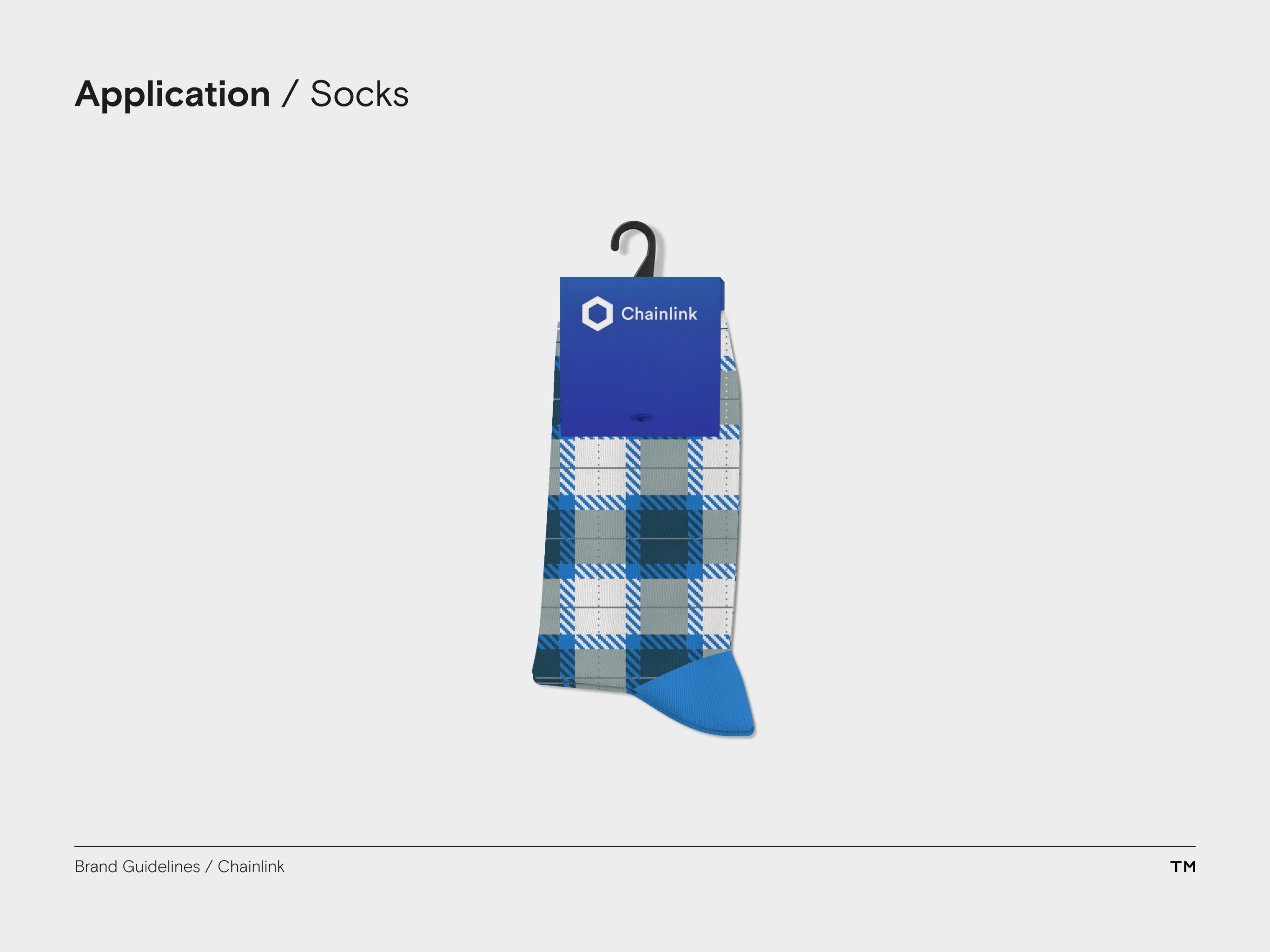 Chainlink brand guidelines socks