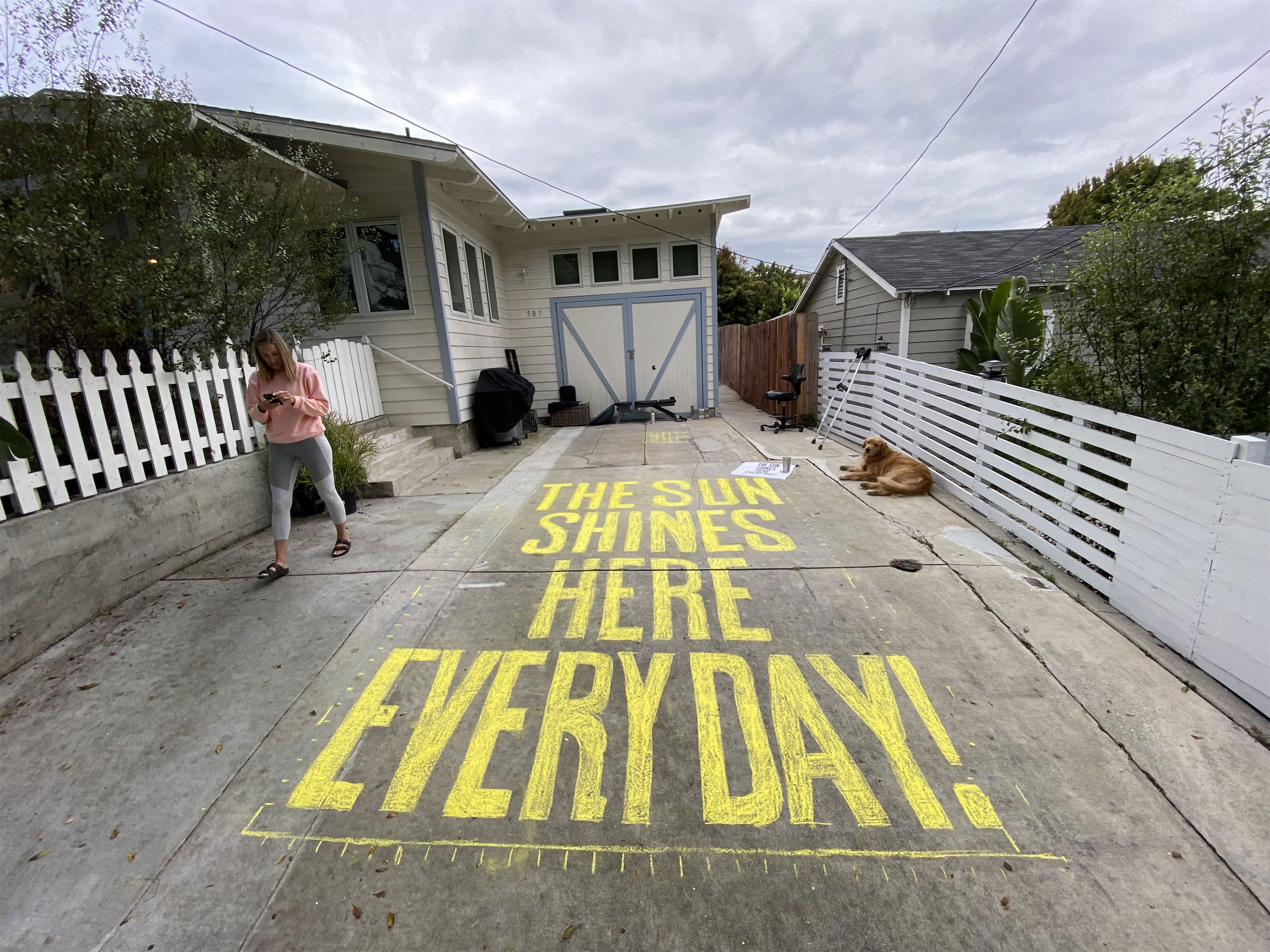 sun shines here every day art nearly done