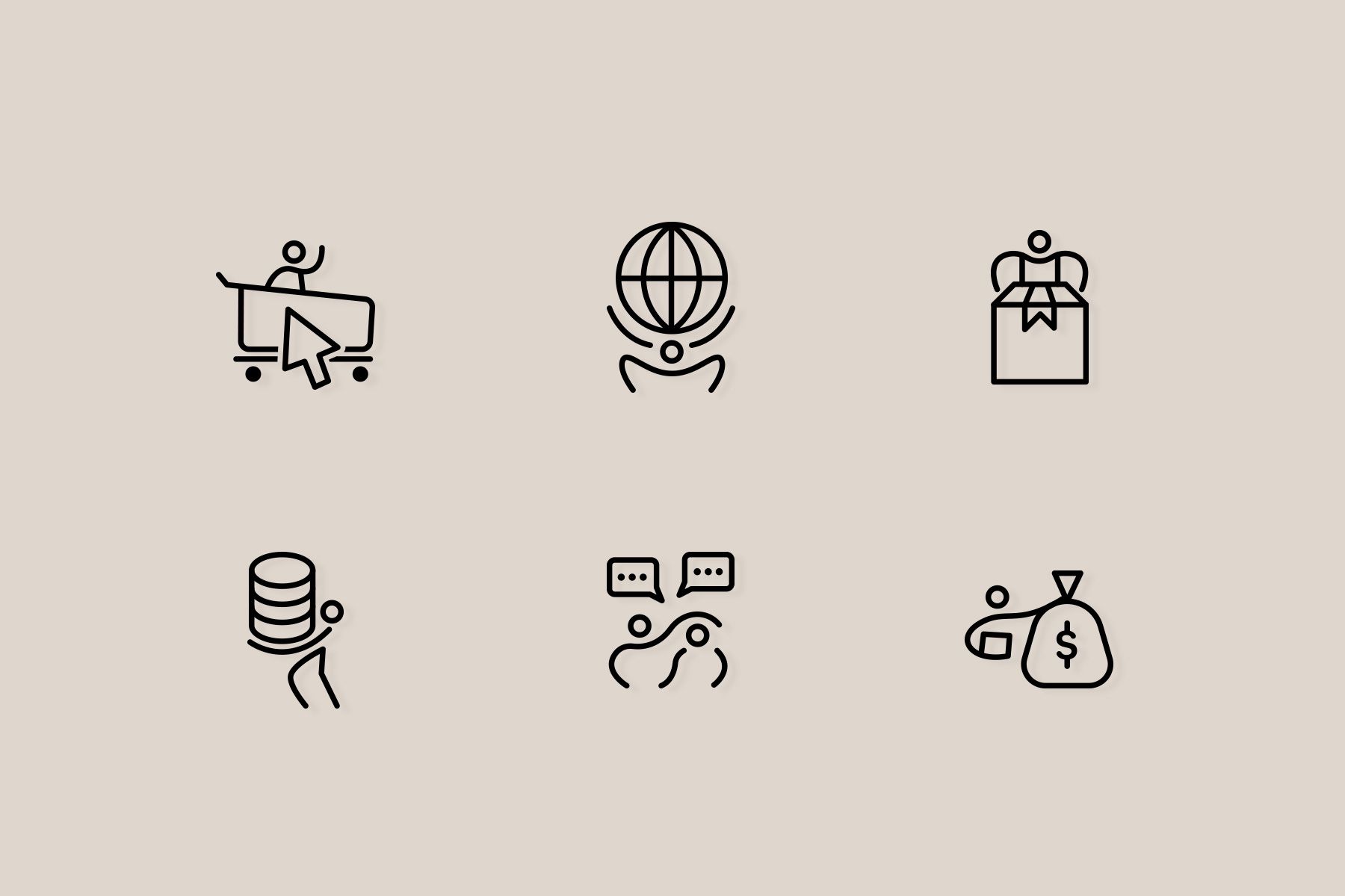 Icon family for The Loyalist