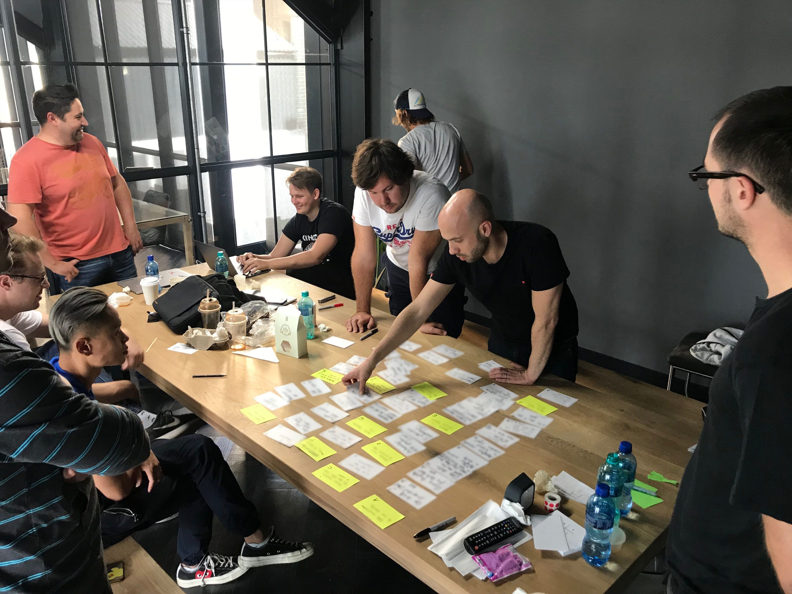 Edo prioritizing work to be done with input from the team.