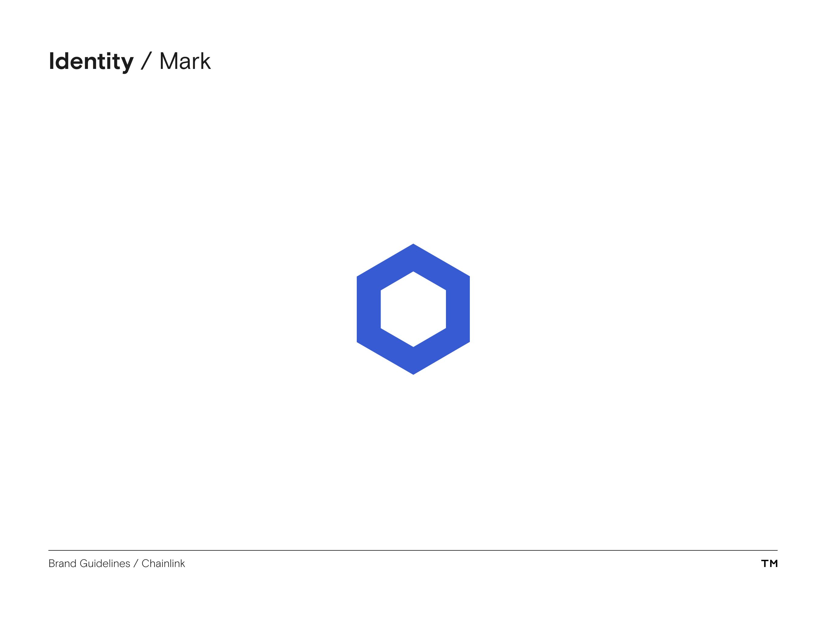 Chainlink brand guidelines mark