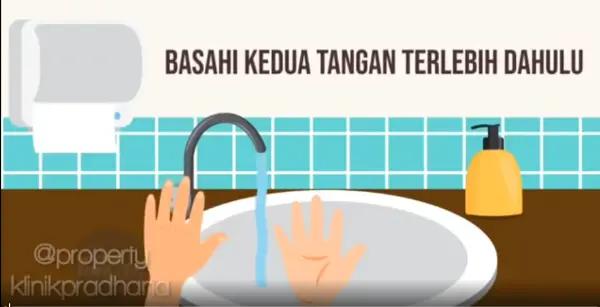 Langkah Cuci Tangan - Klinik Pratama Pradhana