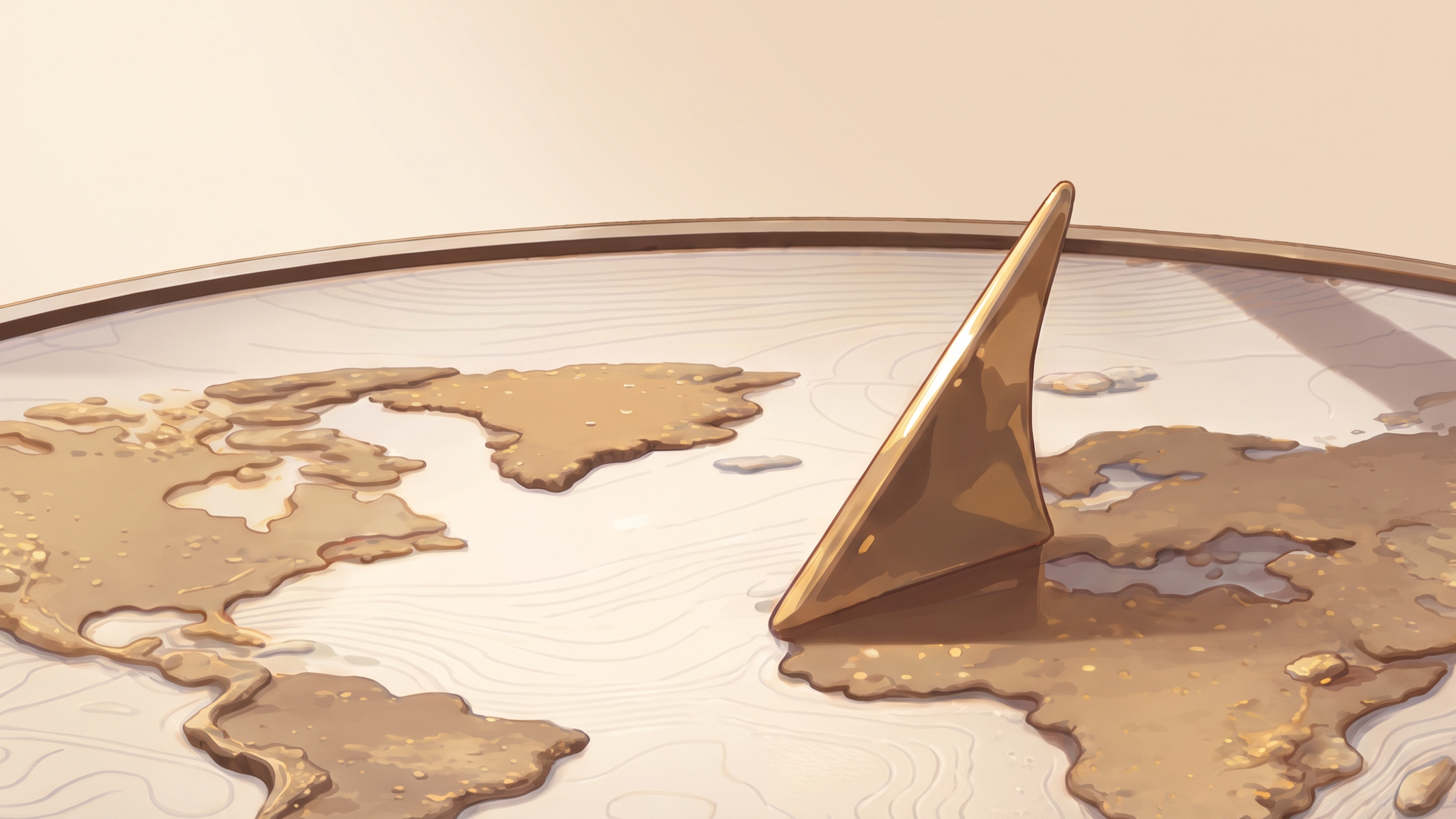 Iris cover photo of a sundial