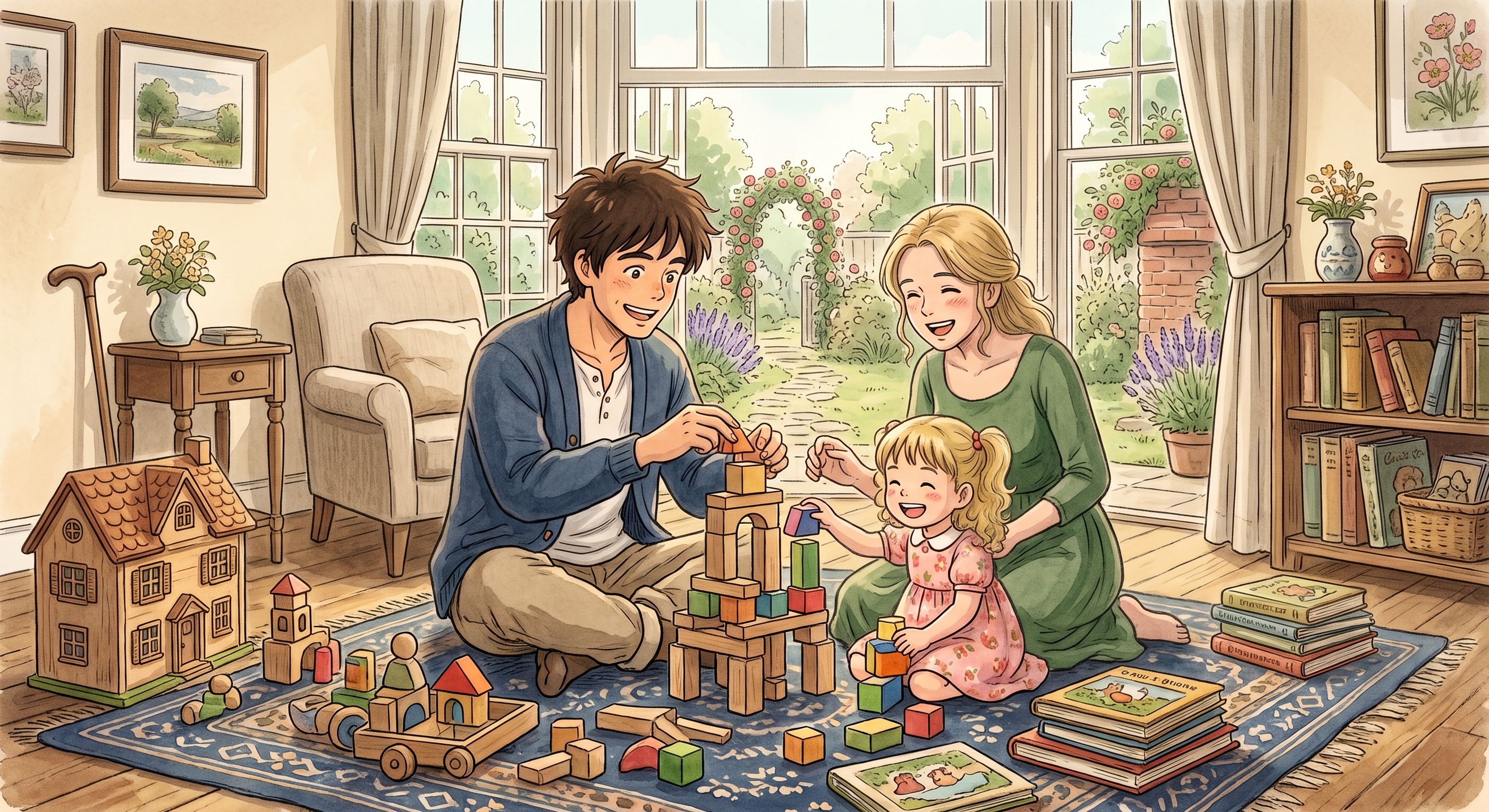 Happy dad