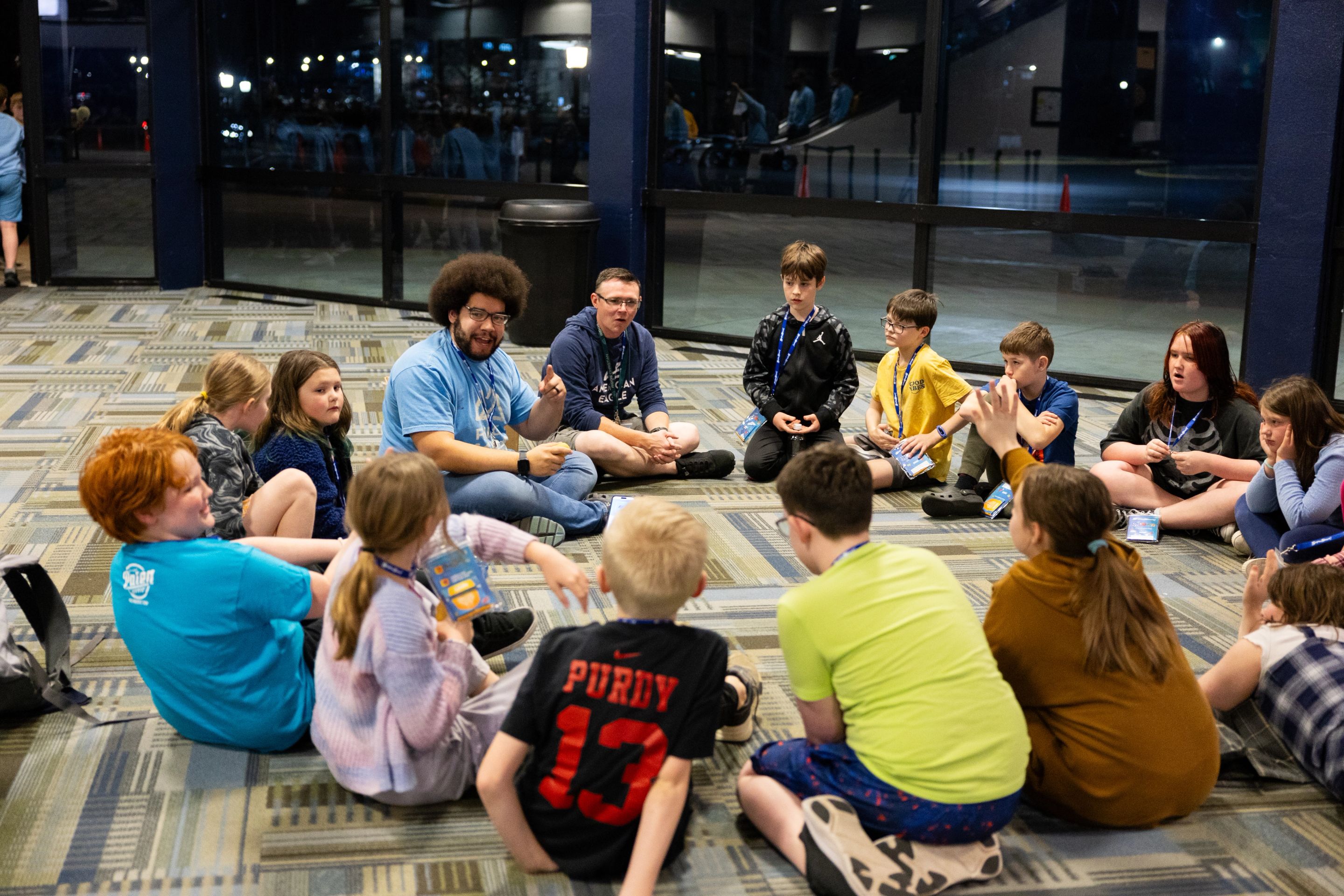 Small group time to talk and process