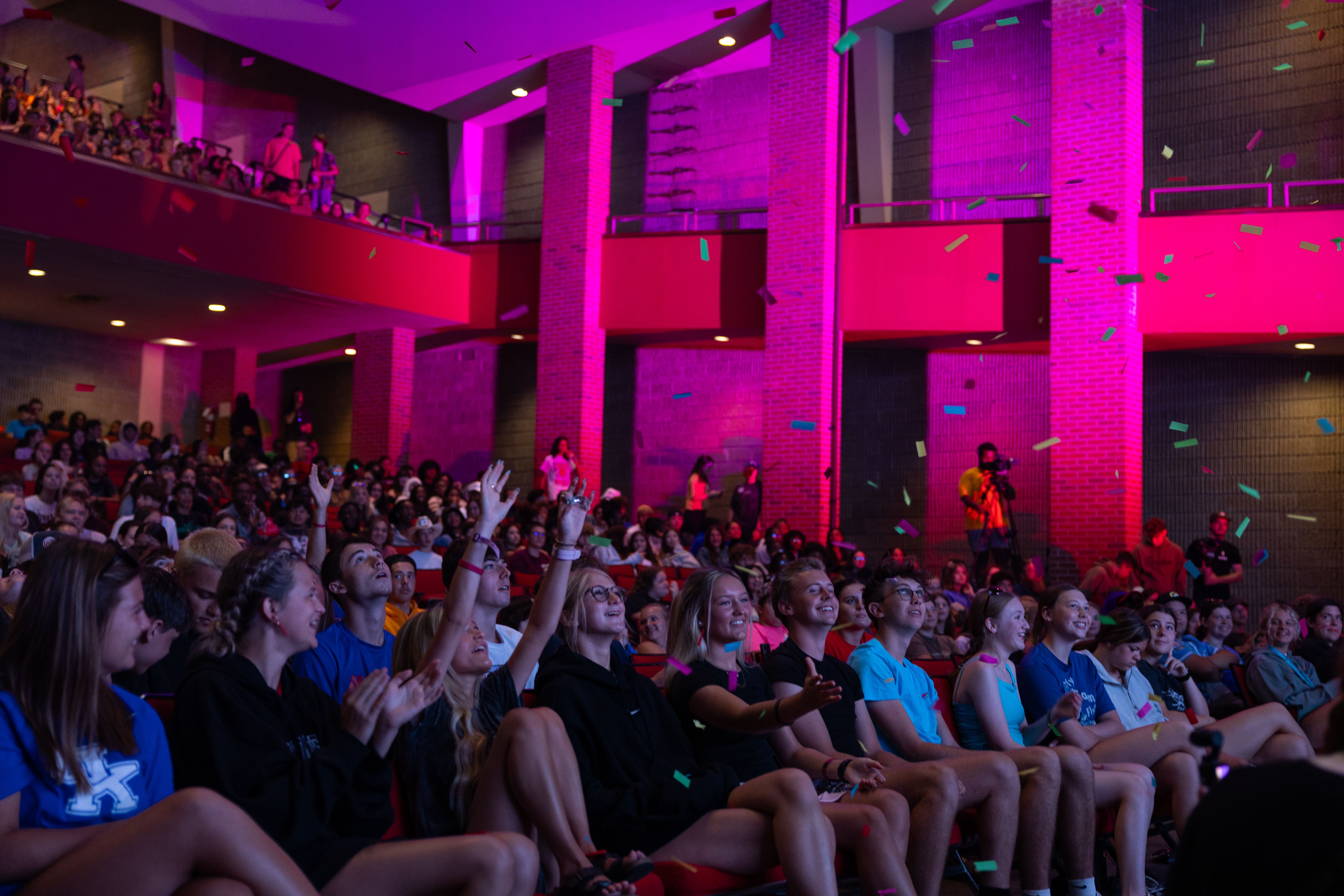 Daily large-group sessions