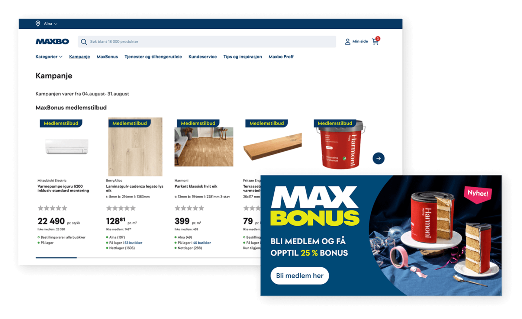 Max bonus member banner, become member get 25% off