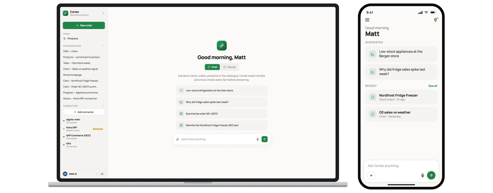 Cortex on devices