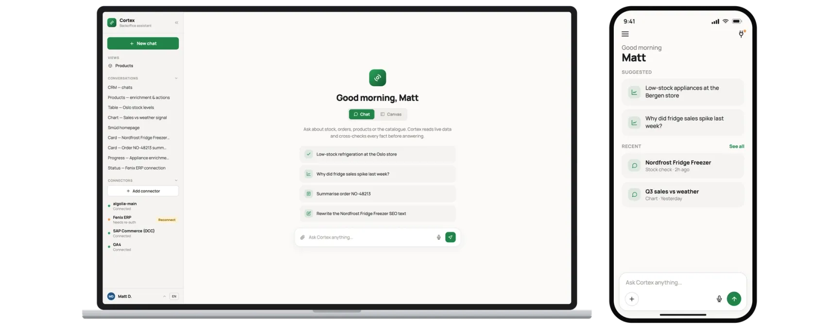 Cortex on devices