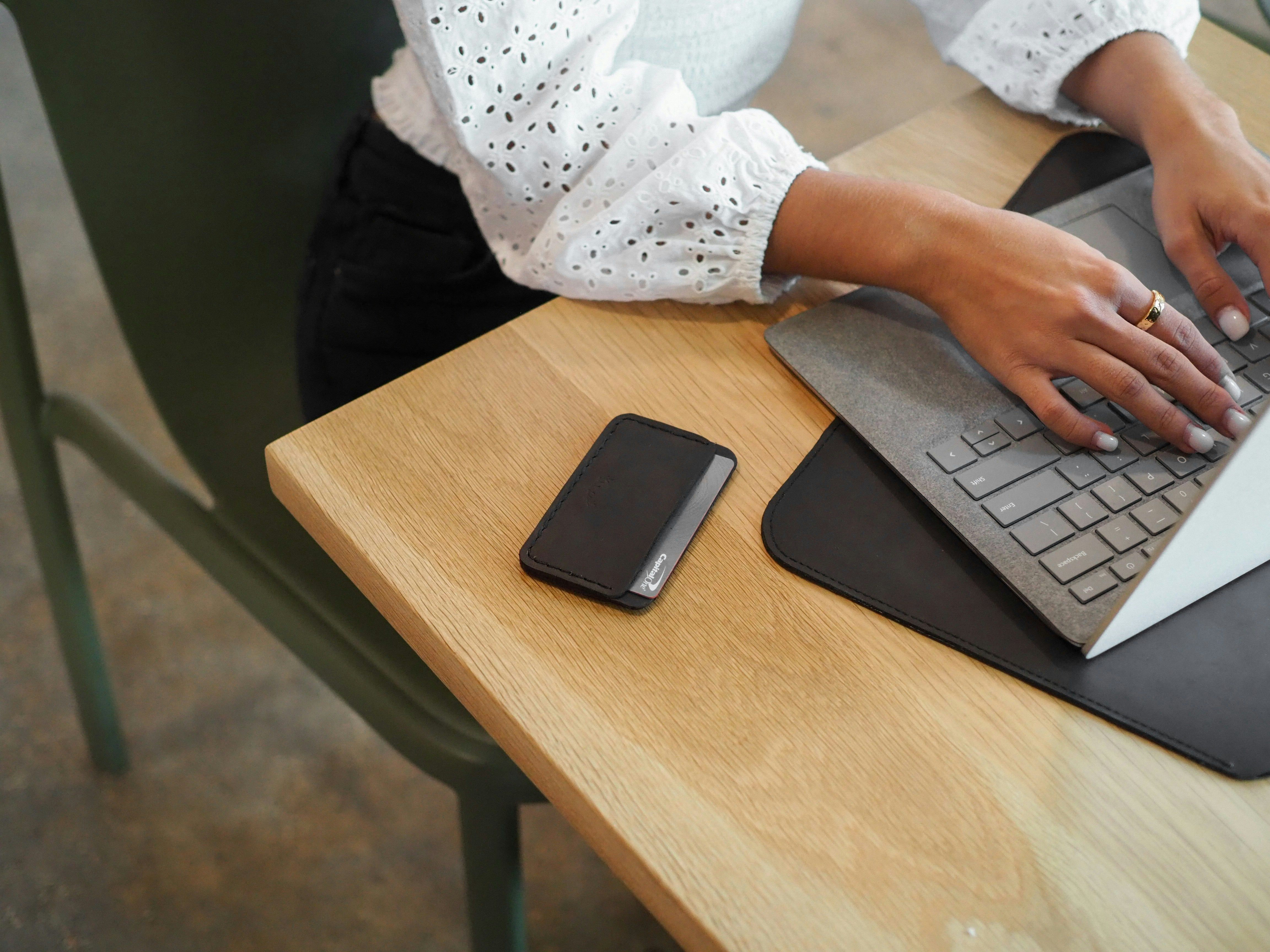 Person with laptop