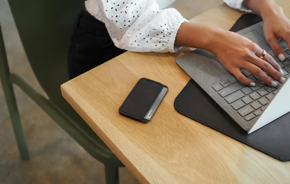 Person with laptop