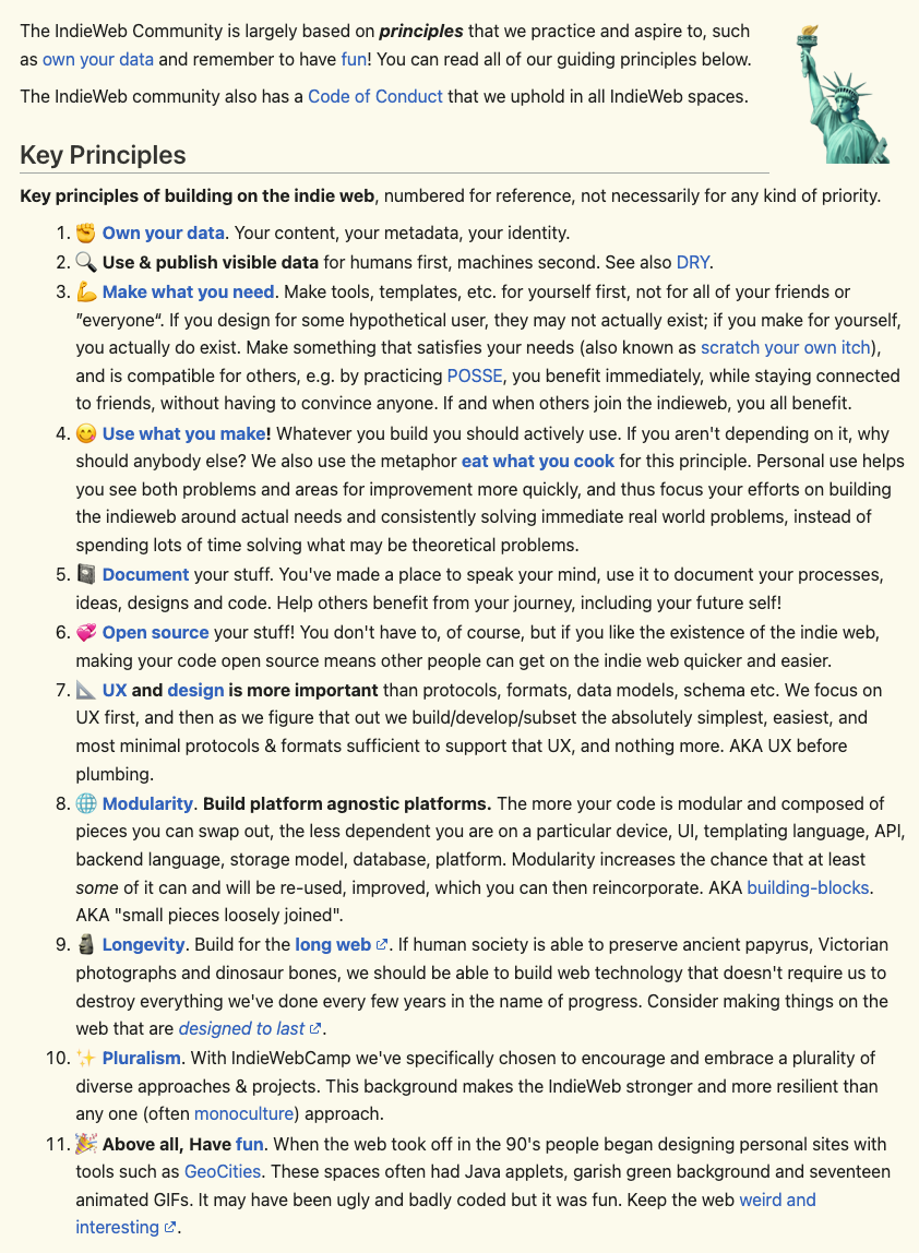 IndieWeb Principles