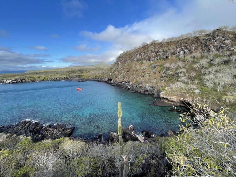 Zátoka Bahia Tijeretas, Galapágy