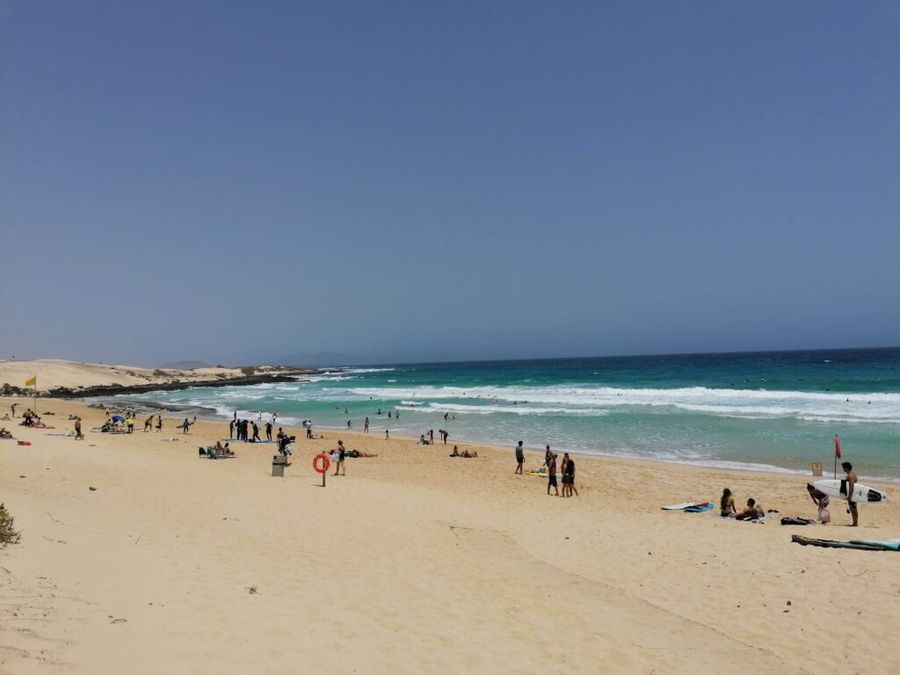 Surfařská Playa del Morro.