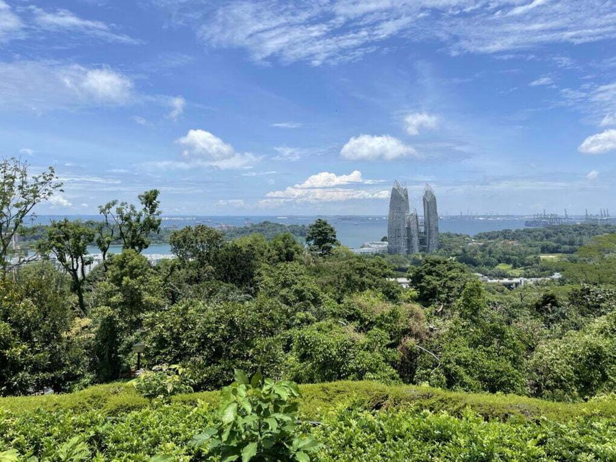 Výhled z Mount Faber, Singapur.