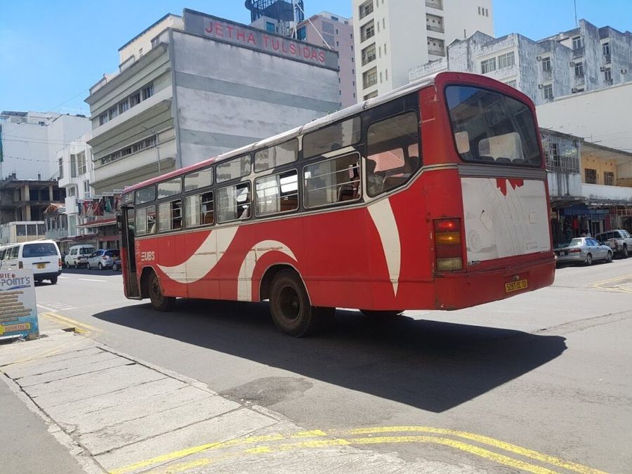 Typický Mauricijský autobus