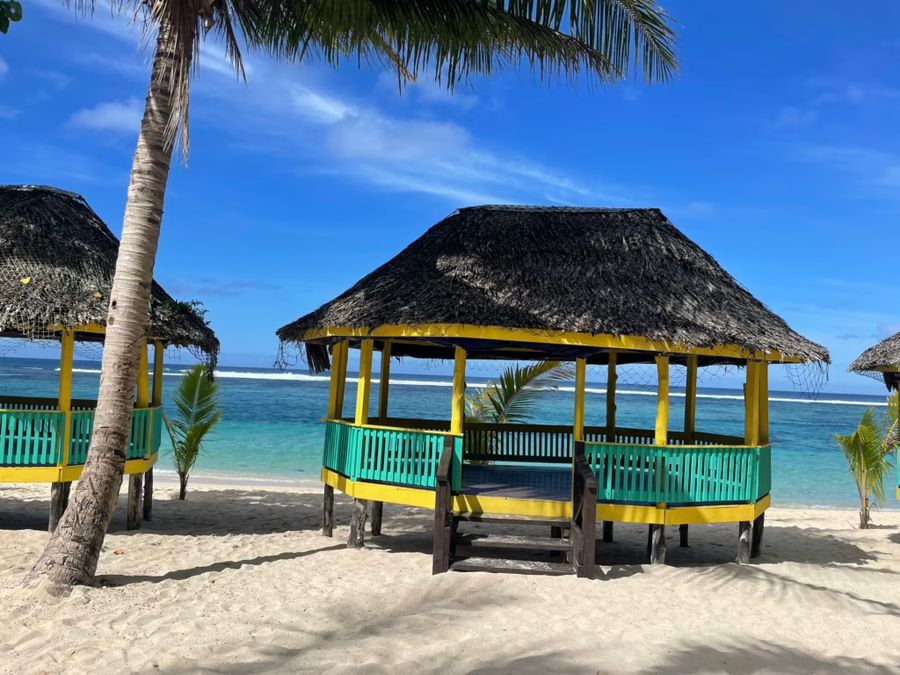 Fale na Lalomanu beach, Samoa