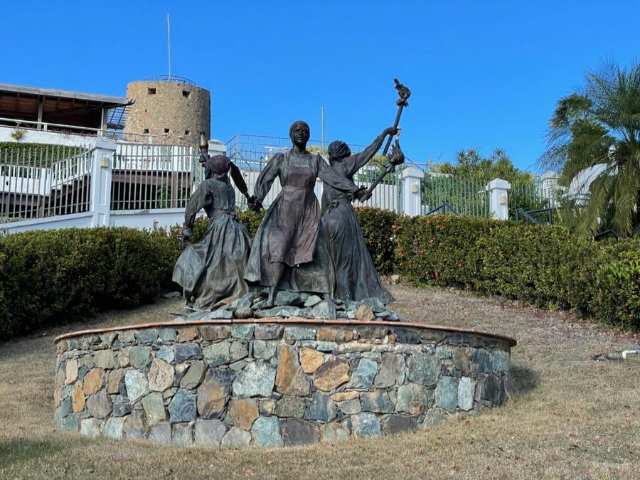 Three Queens Statue, USVI.