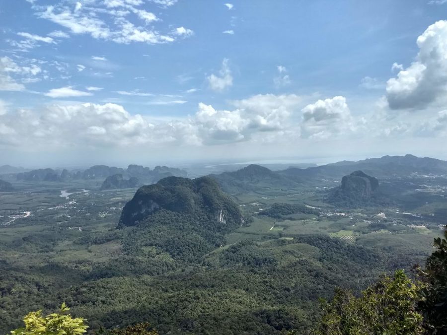 Výhled z Hang Nak, Krabi.