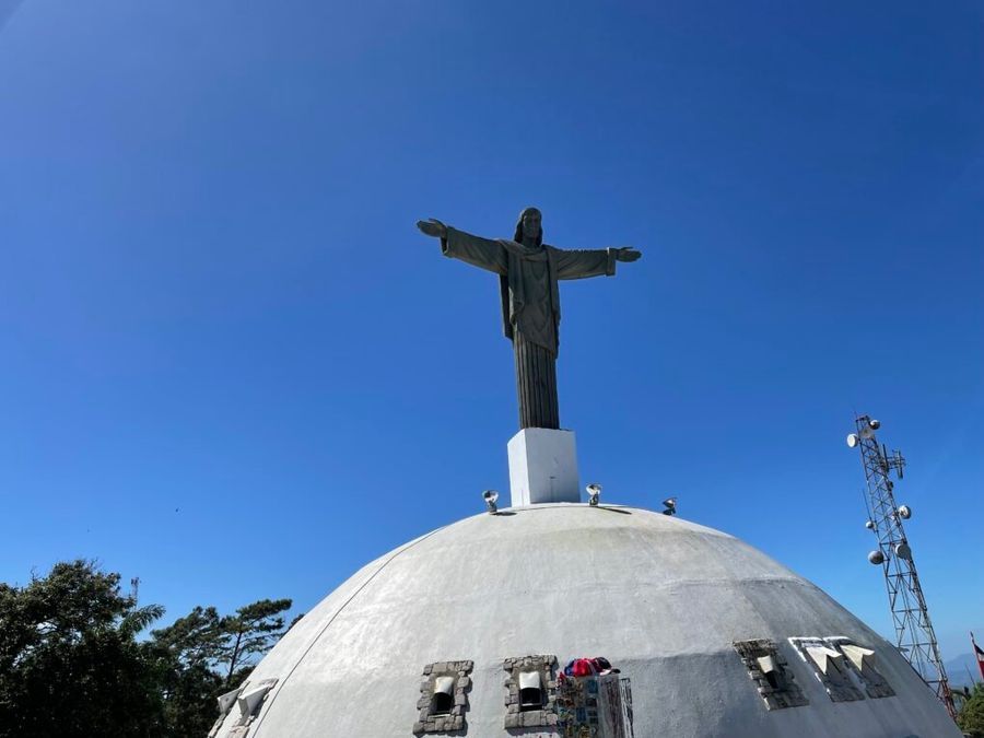 Věrná kopie sochy Ježíše z Ria de Janeira, Isabel de Torres, Puerto Plata.