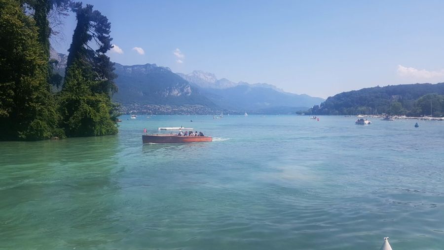 Promenáda kolem jezera, Annecy.