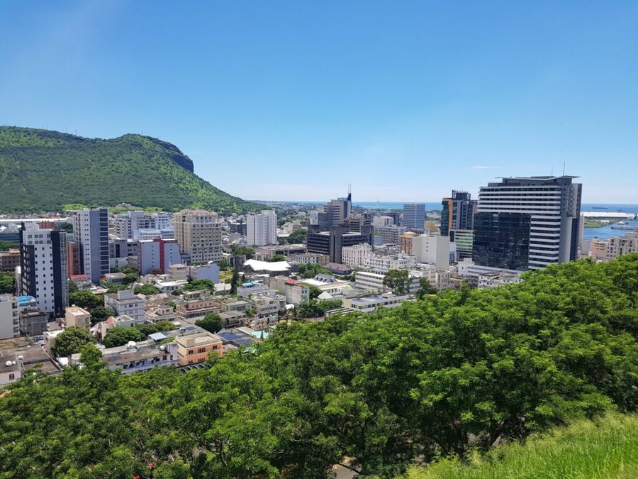 Port Louis, hlavní město Mauriciu