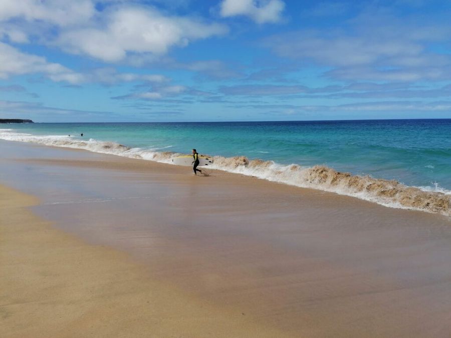 Několik km dlouhá Playa del Castillo.