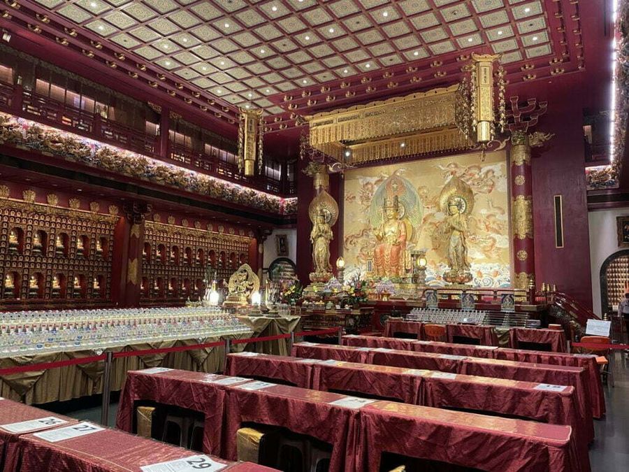 Chrám Thian Hock Keng Temple, Singapur.