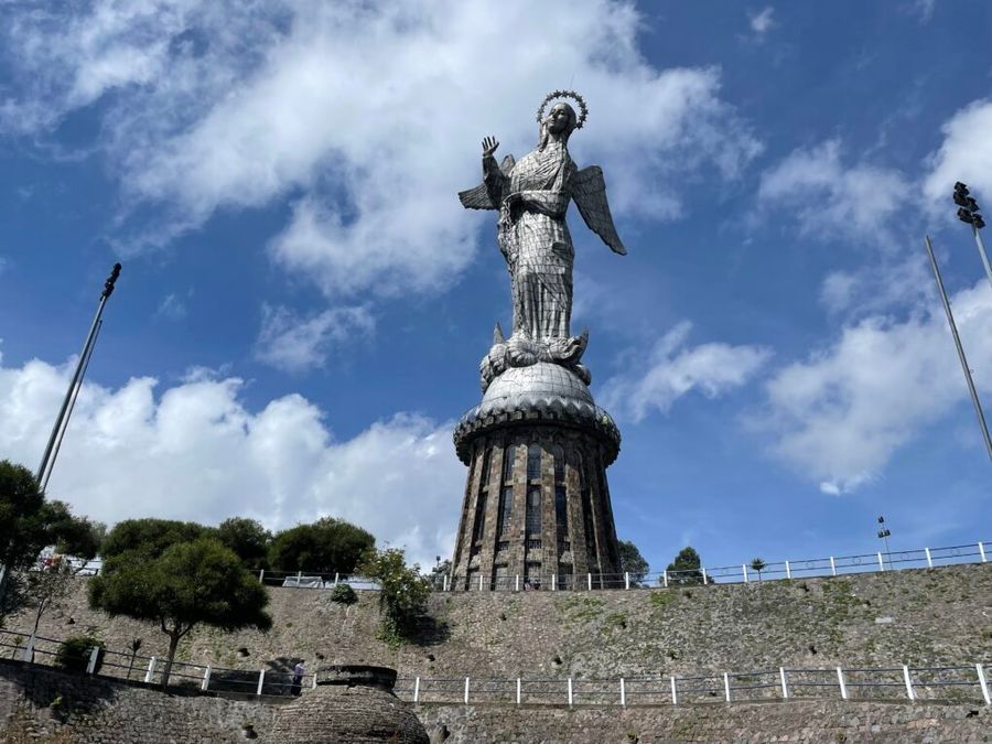 El Panecillo se sochou Marie s křídly, Ekvádor