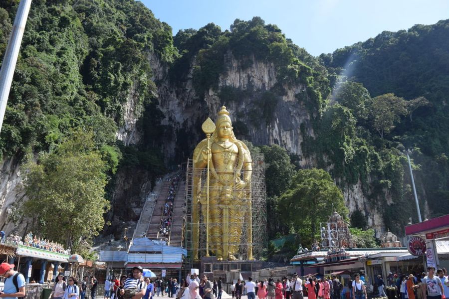 Schodiště vedoucí do Batu Caves