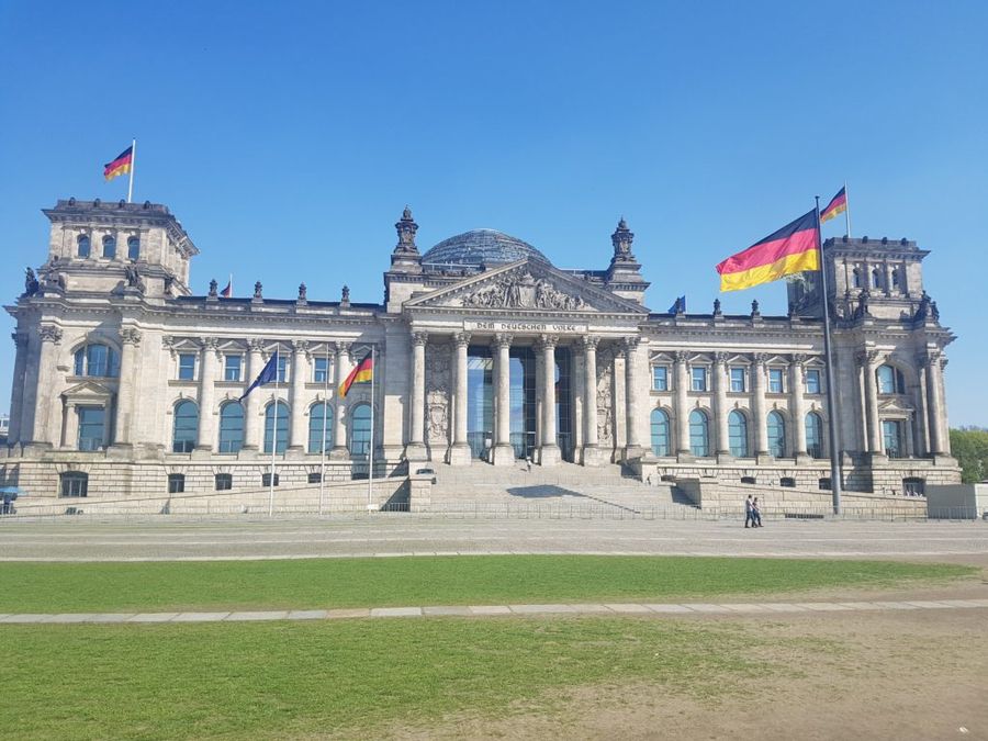 Budova Říšského sněmu, Berlín.