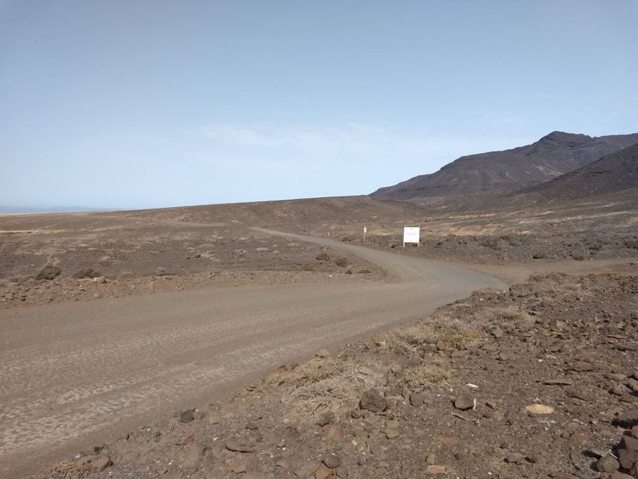 Prašná cesta, Fuerteventura.
