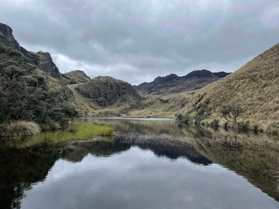 Národní park Cajas, Ekvádor.