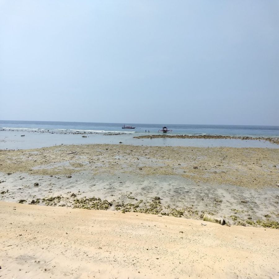 Odliv na Gili Trawangan