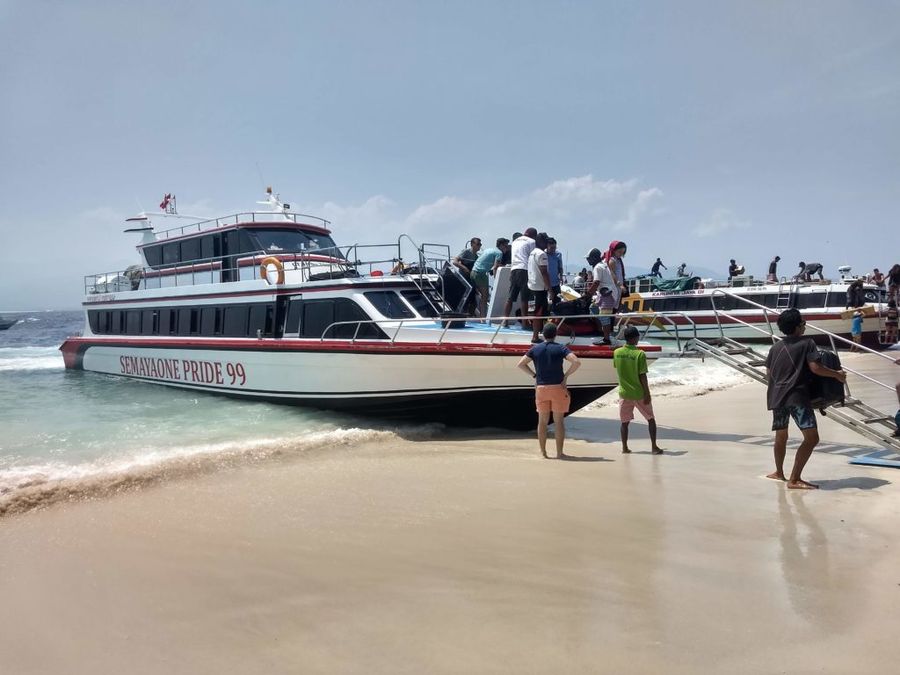 Speedboat z Bali na Gili Trawangan