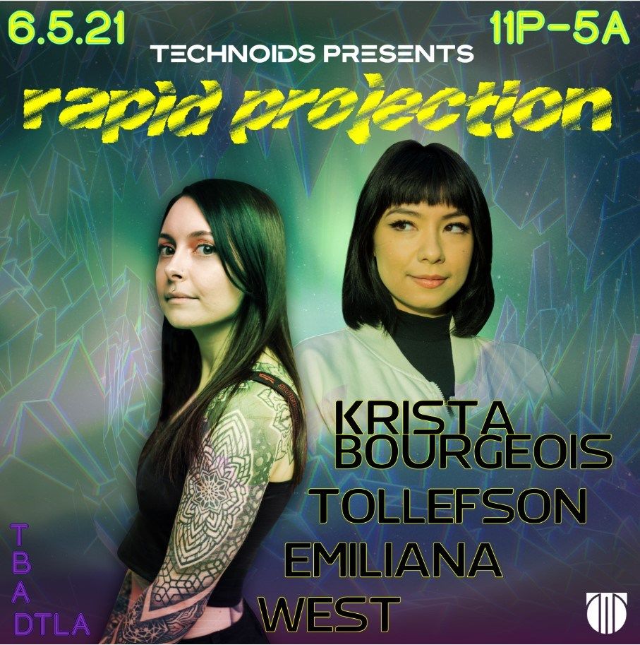 Technoids presents Rapid Projection flyer