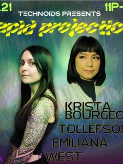 Technoids presents Rapid Projection flyer