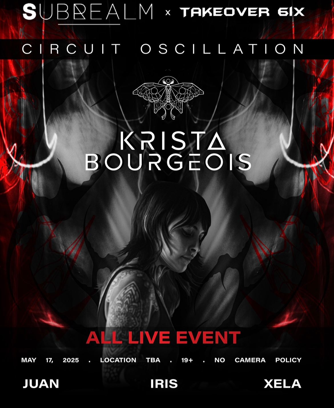 SubRealm x TAKEOVER 6IX: Circuit Oscillation flyer